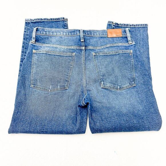 Madewell Blue Straight Leg Jeans - Picture 5 of 8